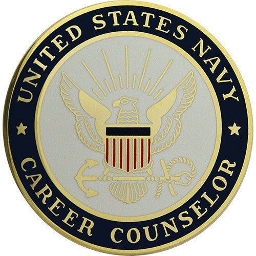 Navy Breast Badge: Career Counselor - regulation size - Hooyah Woodworks LLC