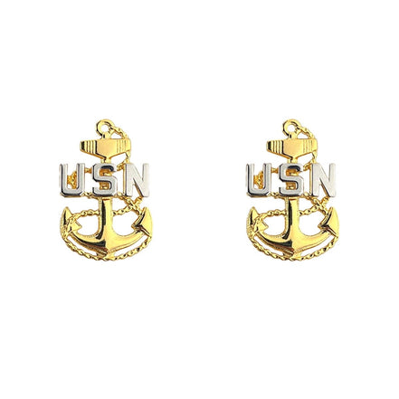 Navy Choker Device: E7 Chief Petty Officer - clutch back - Hooyah Woodworks LLC