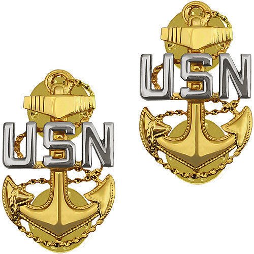 Navy Coat Device: E7 Chief Petty Officer - Hooyah Woodworks LLC