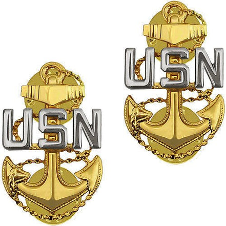 Navy Coat Device: E7 Chief Petty Officer - Hooyah Woodworks LLC