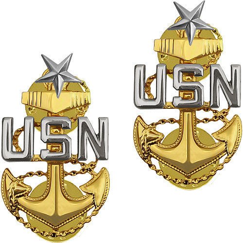 Navy Coat Device: E8 Chief Petty Officer: Senior - Hooyah Woodworks LLC