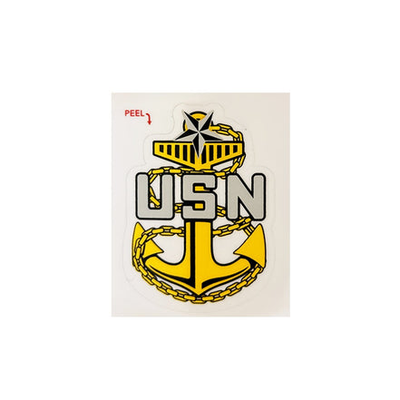 Navy Construction Hat Decal: E8 Chief Petty Officer: Senior - Hooyah Woodworks LLC