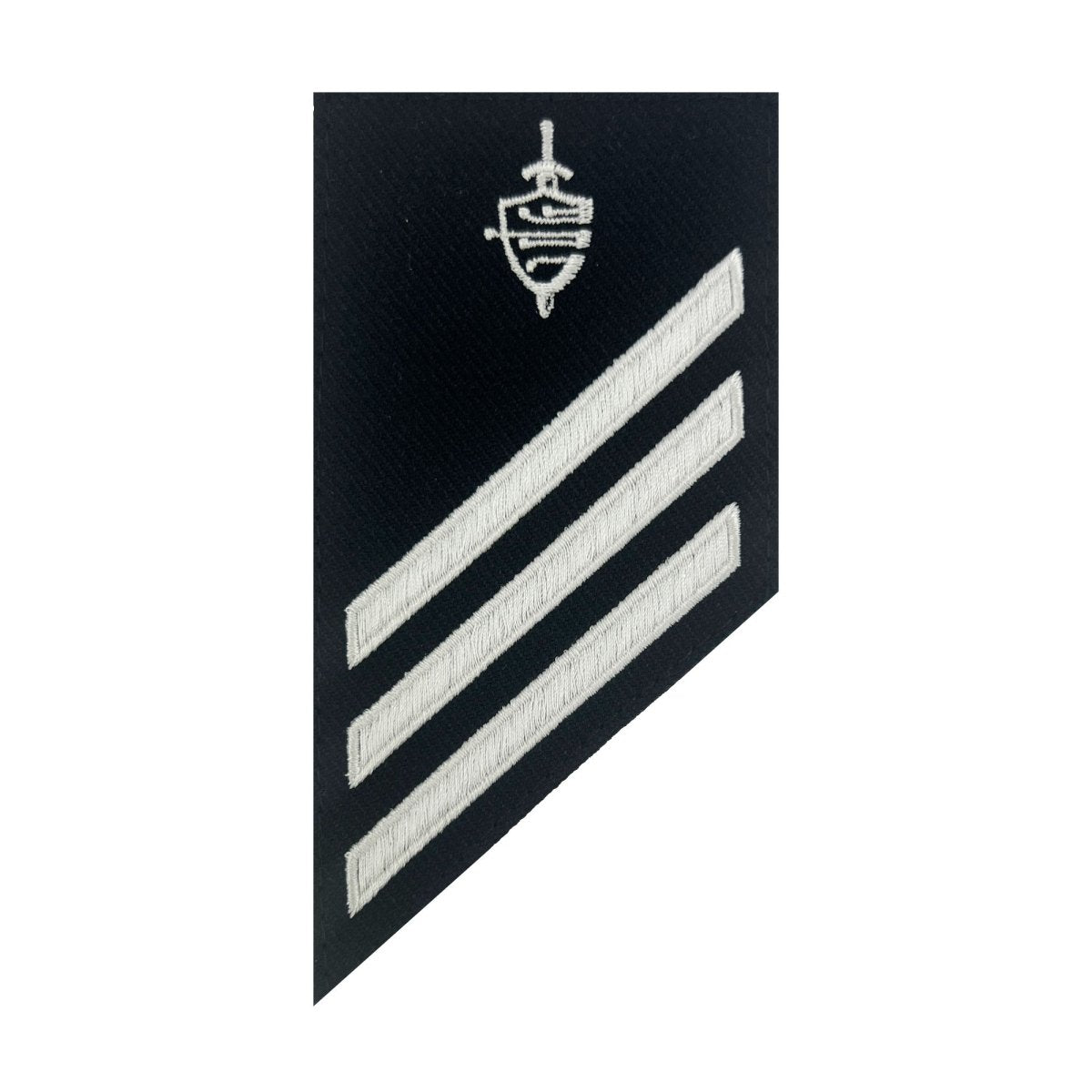 Navy E-3 Combo Rate: CWT Cyber Warfare Technician on blue serge - Hooyah Woodworks LLC