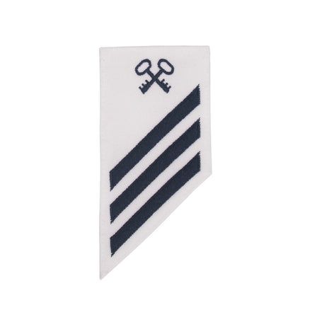 Navy E-3 Combo Rate: LS Logistics Specialist on white CNT - Hooyah Woodworks LLC