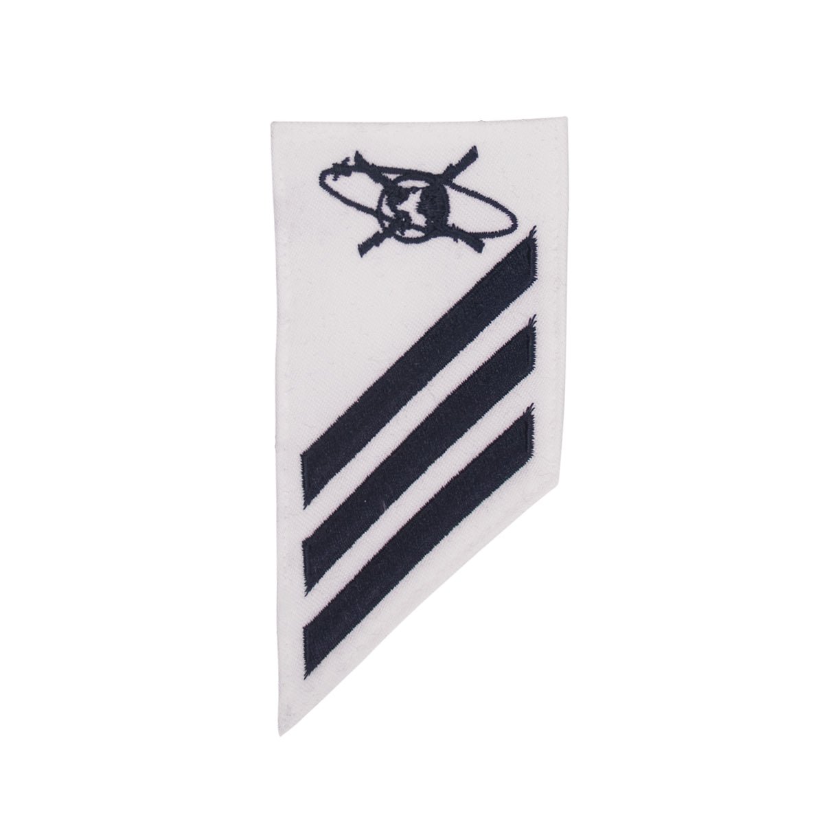 Navy E-3 Combo Rate: MC Mass Communication Specialist on white CNT - Hooyah Woodworks LLC