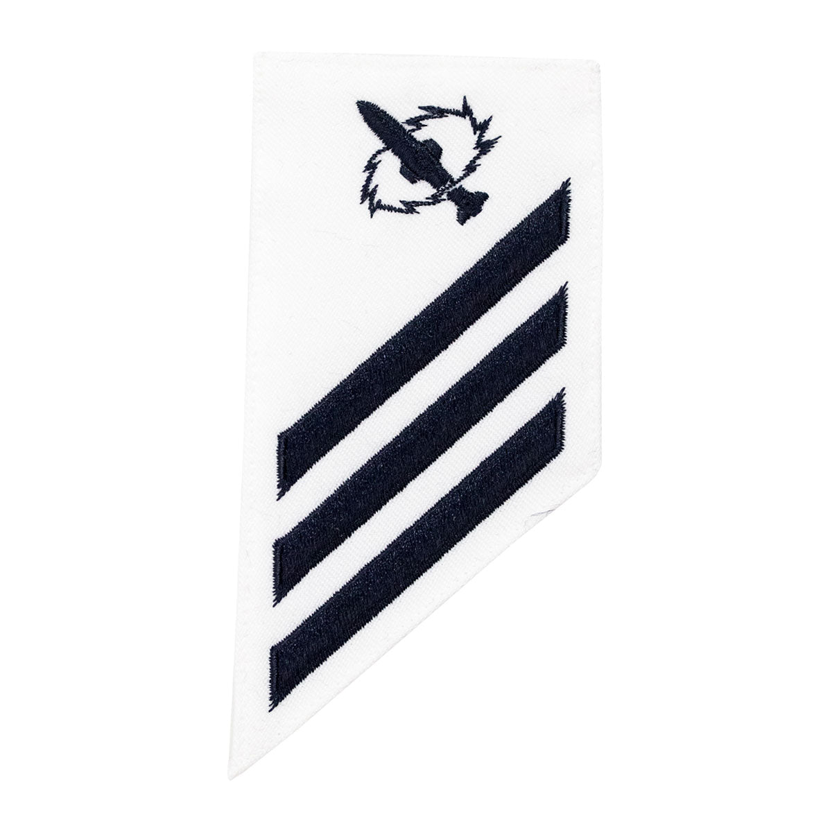 Navy E-3 Combo Rate: MT Missile Technician on white CNT - Hooyah Woodworks LLC