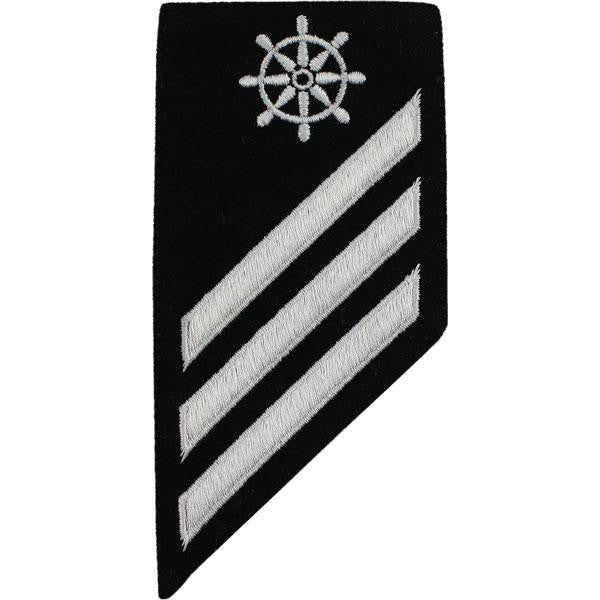 Navy E-3 Combo Rate: Quartermaster on blue serge - Hooyah Woodworks LLC