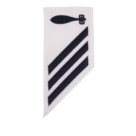 Navy E-3 Combo Rate: Torpedoman on White CNT - Hooyah Woodworks LLC