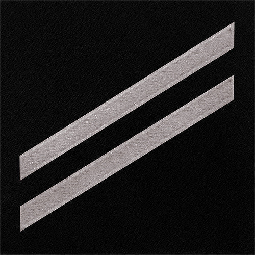 Navy E2 Rating Badge: Seaman Apprentice - white chevrons on blue serge - Hooyah Woodworks LLC