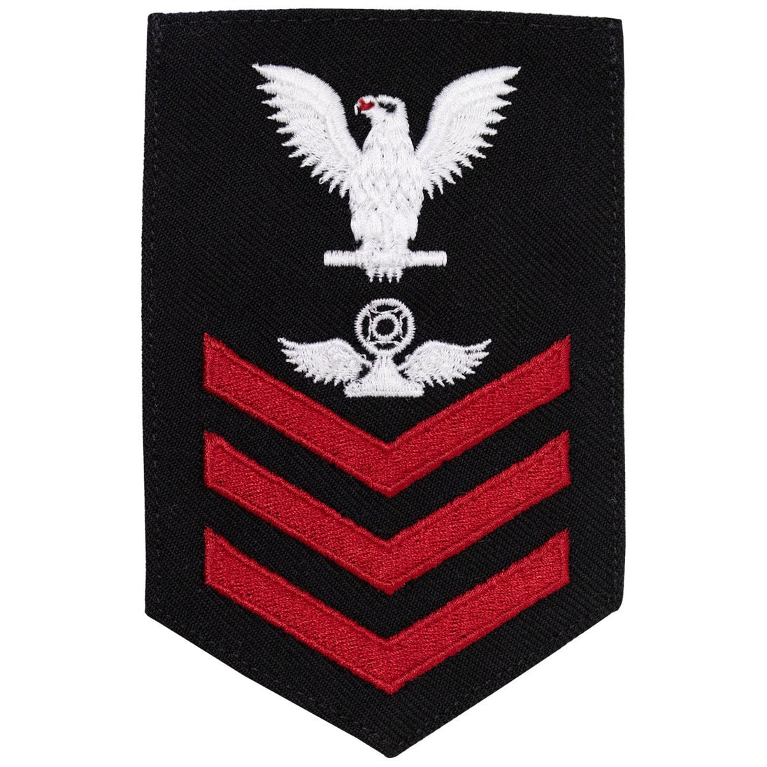 Navy E6 FEMALE Rating Badge: Air Traffic Controller - New Serge for Jumper - Hooyah Woodworks LLC