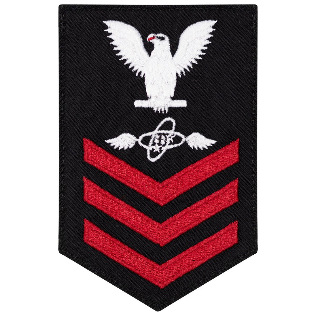 Navy E6 FEMALE Rating Badge: Aviation Electronics Tech - New Serge for Jumper - Hooyah Woodworks LLC