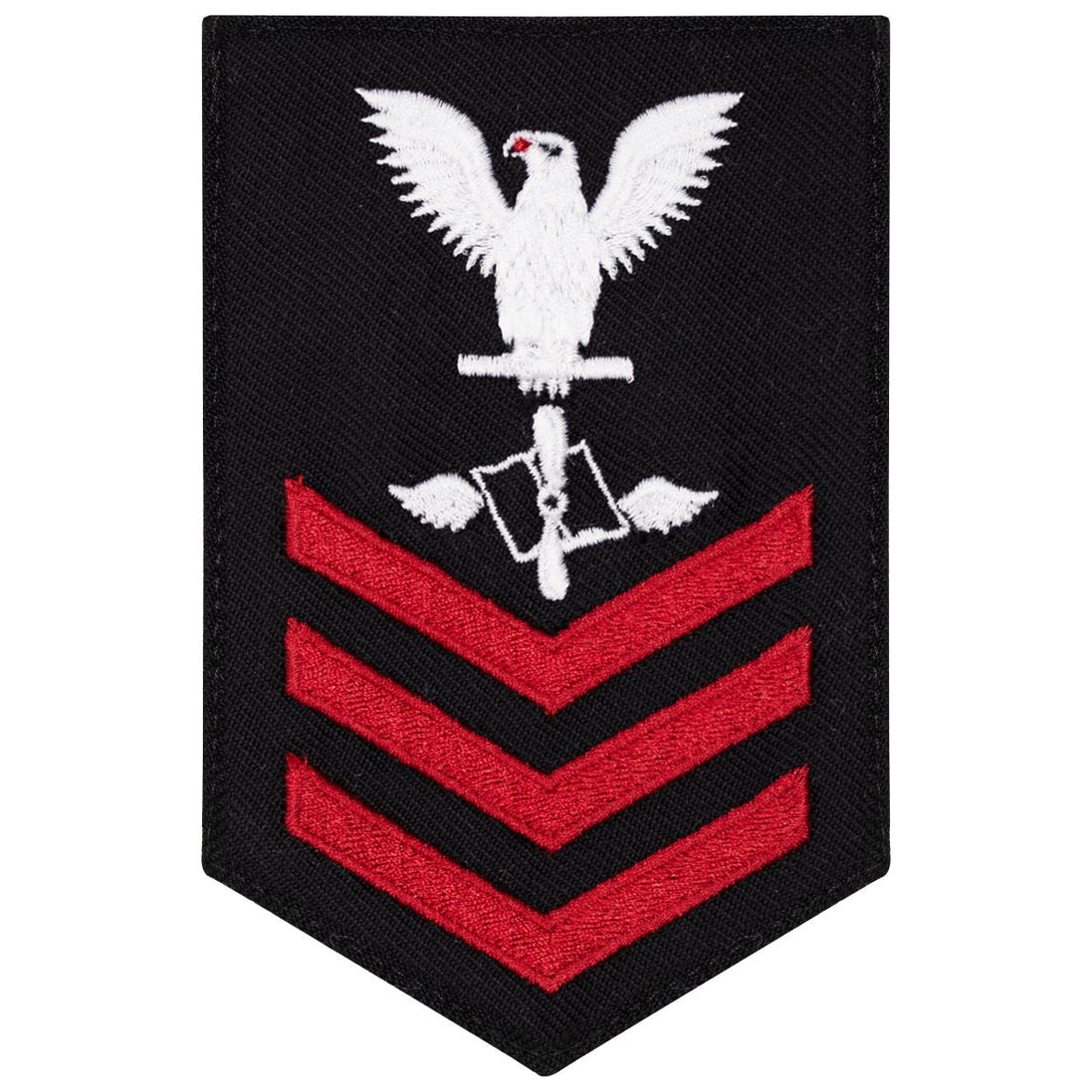 Navy E6 FEMALE Rating Badge: Aviation Maintenance Admin - New Serge for Jumper - Hooyah Woodworks LLC