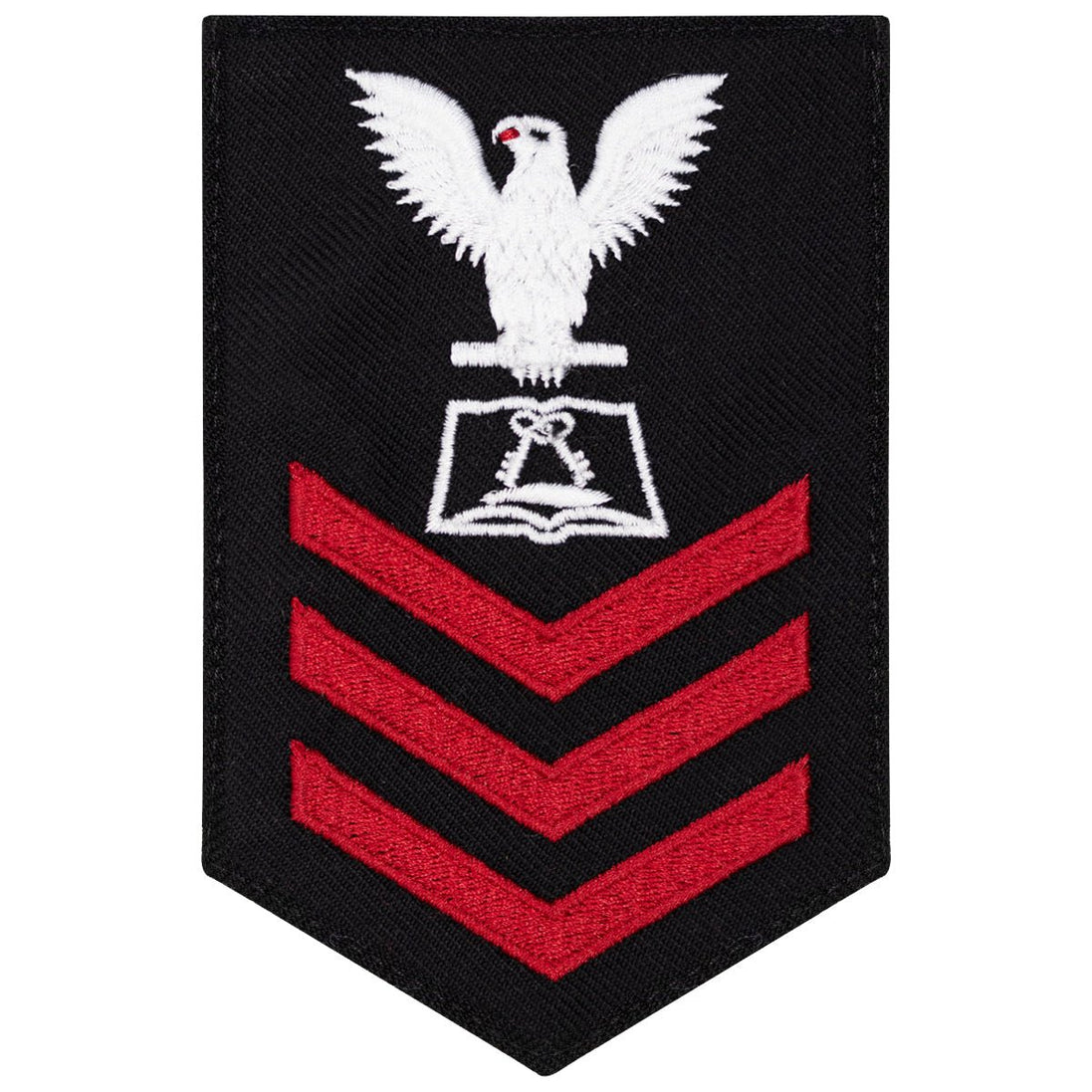 Navy E6 FEMALE Rating Badge: Culinary Specialist - New Serge for Jumper - Hooyah Woodworks LLC