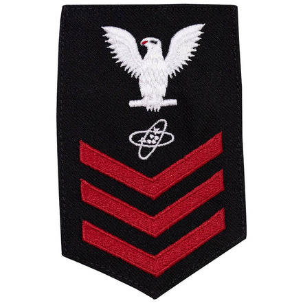Navy E6 FEMALE Rating Badge: Electronics Tech - New Serge for Jumper - Hooyah Woodworks LLC