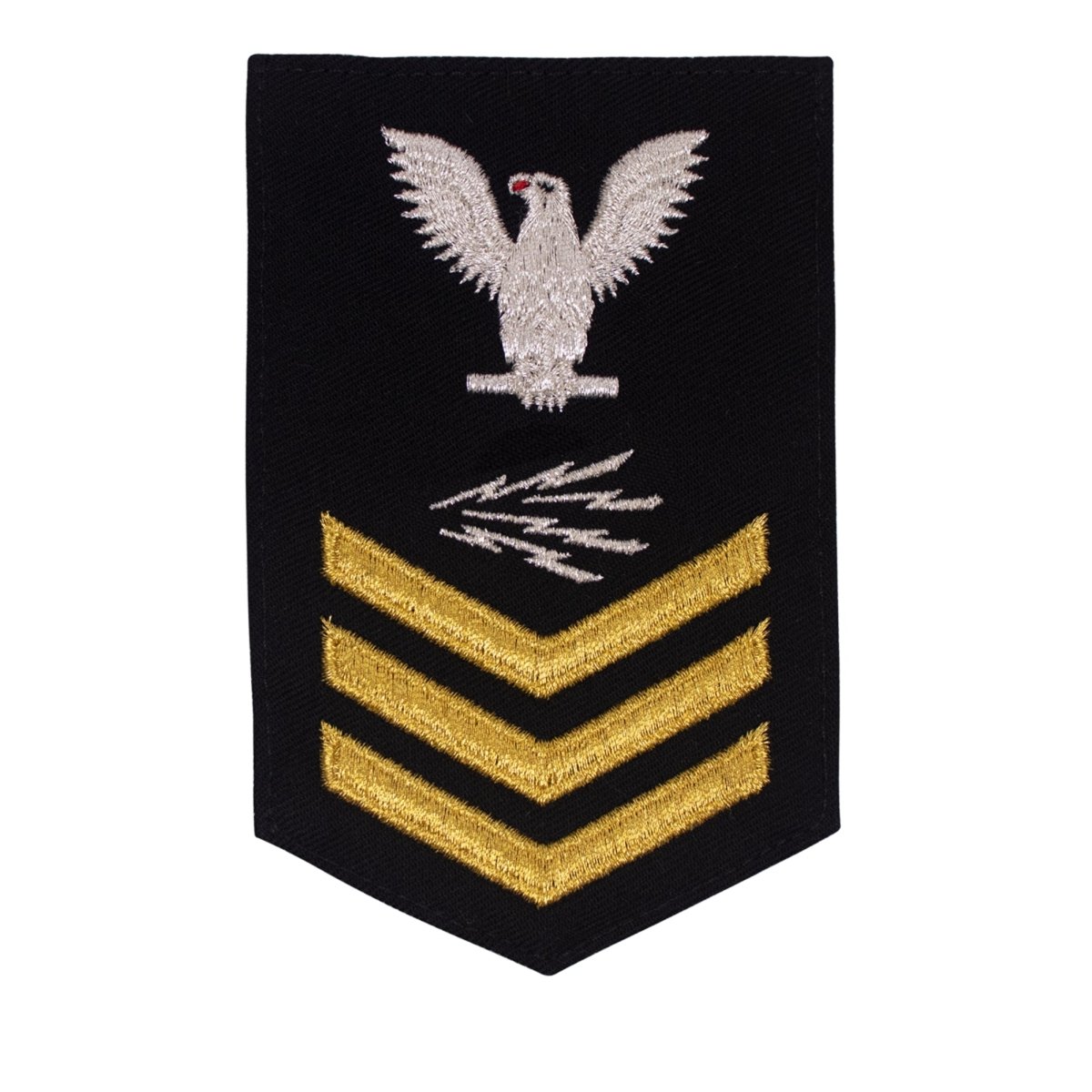 Navy E6 FEMALE Rating Badge: Information Systems Tech - New Serge for Jumper - Hooyah Woodworks LLC