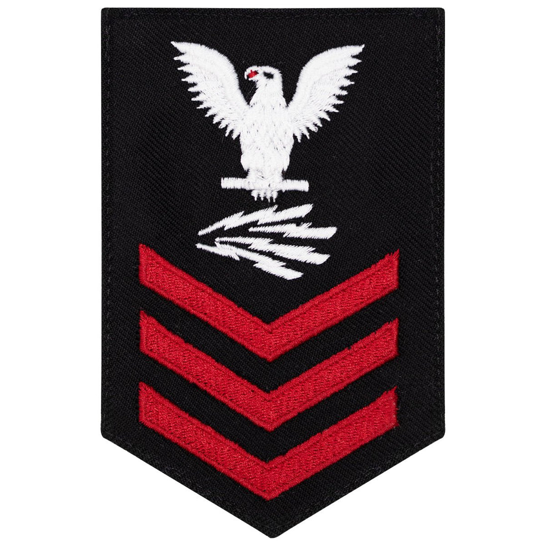Navy E6 FEMALE Rating Badge: Information Systems Tech - New Serge for Jumper - Hooyah Woodworks LLC