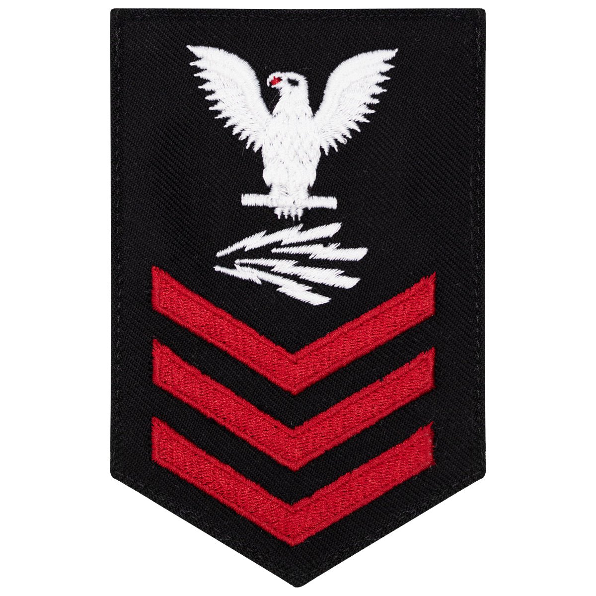 Navy E6 FEMALE Rating Badge: Information Systems Tech - New Serge for Jumper - Hooyah Woodworks LLC