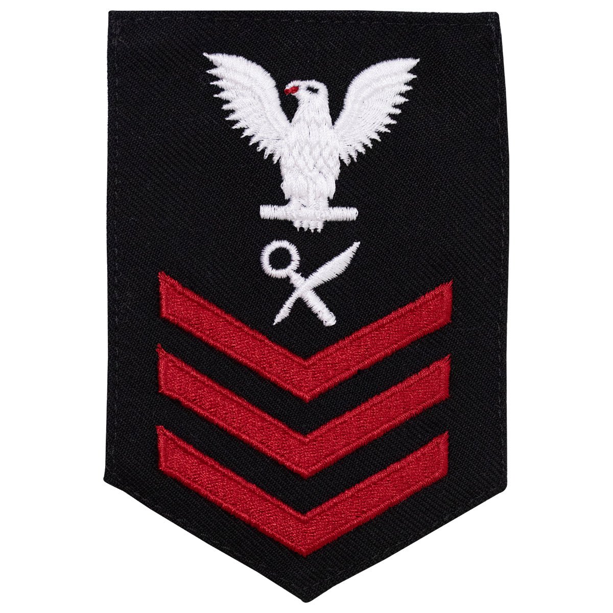 Navy E6 FEMALE Rating Badge: Intelligence Specialist - New Serge for Jumper - Hooyah Woodworks LLC