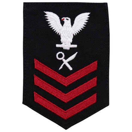 Navy E6 FEMALE Rating Badge: Intelligence Specialist - New Serge for Jumper - Hooyah Woodworks LLC
