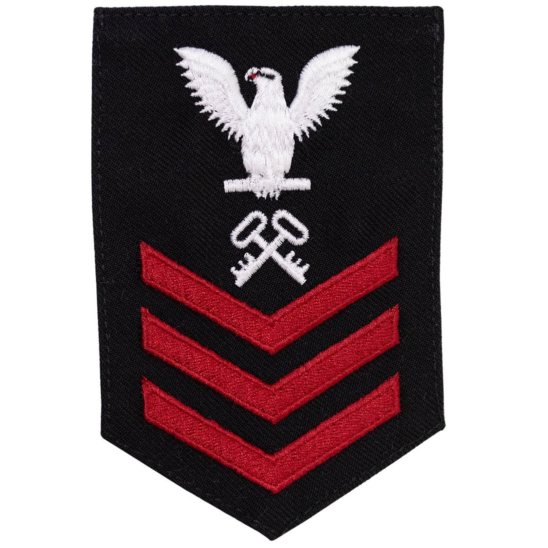 Navy E6 FEMALE Rating Badge: Logistics Specialist - New Serge for Jumper - Hooyah Woodworks LLC
