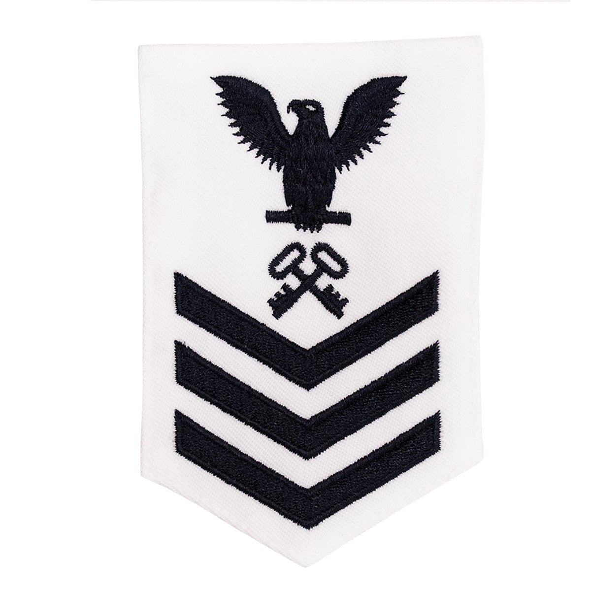 Navy E6 FEMALE Rating Badge: Logistics Specialist - white - Hooyah Woodworks LLC