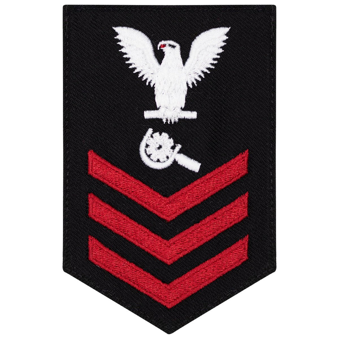 Navy E6 FEMALE Rating Badge: Machinery Repairman - New Serge for Jumper - Hooyah Woodworks LLC