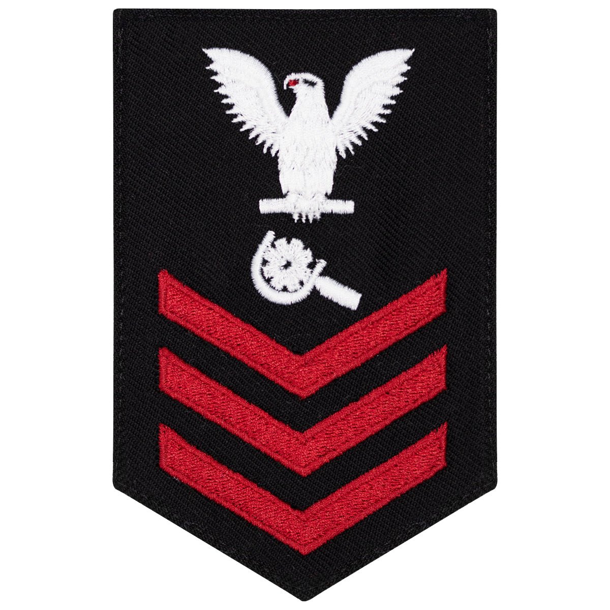 Navy E6 FEMALE Rating Badge: Machinery Repairman - New Serge for Jumper - Hooyah Woodworks LLC