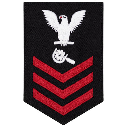 Navy E6 FEMALE Rating Badge: Machinery Repairman - New Serge for Jumper - Hooyah Woodworks LLC