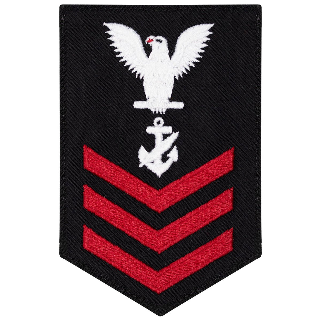 Navy E6 FEMALE Rating Badge: Navy Counselor - New Serge for Jumper - Hooyah Woodworks LLC