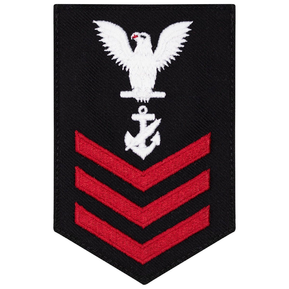 Navy E6 FEMALE Rating Badge: Navy Counselor - New Serge for Jumper - Hooyah Woodworks LLC