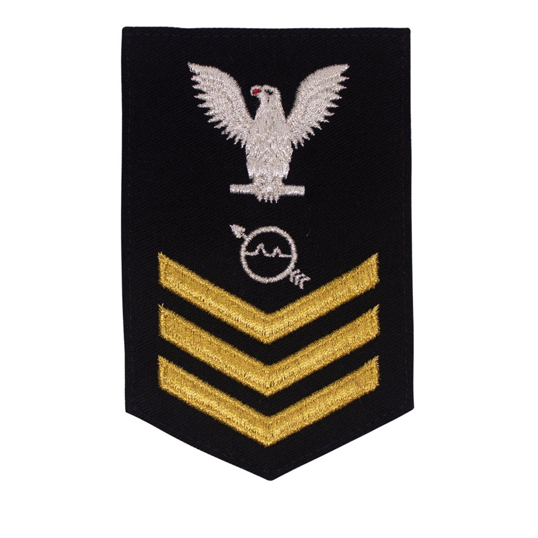 Navy E6 FEMALE Rating Badge: Operations Specialist - New Serge for Jumper - Hooyah Woodworks LLC
