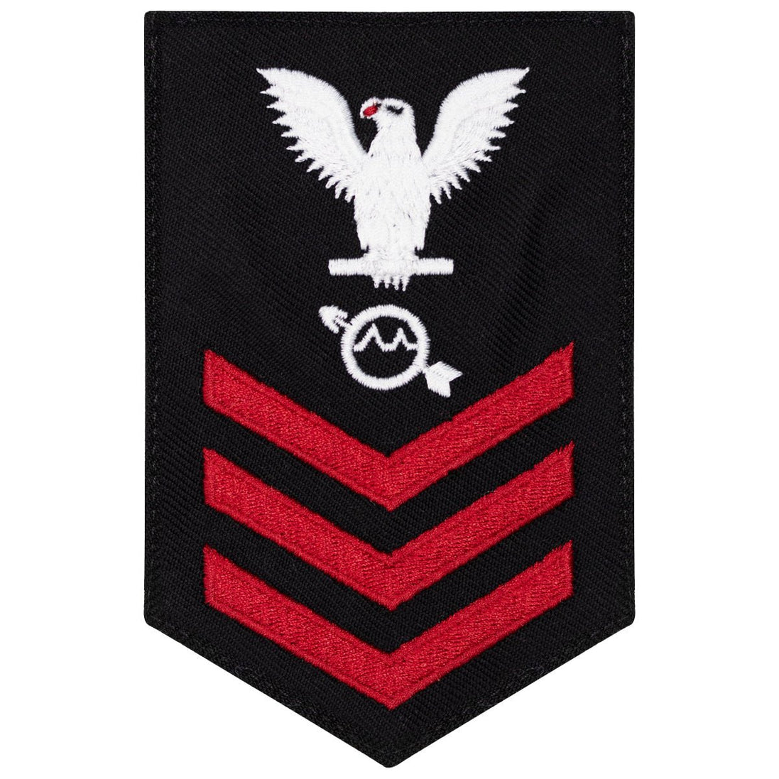 Navy E6 FEMALE Rating Badge: Operations Specialist - New Serge for Jumper - Hooyah Woodworks LLC