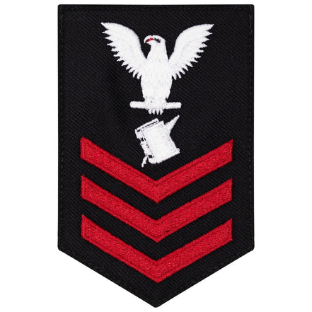 Navy E6 FEMALE Rating Badge: Personnel Specialist - New Serge for Jumper - Hooyah Woodworks LLC