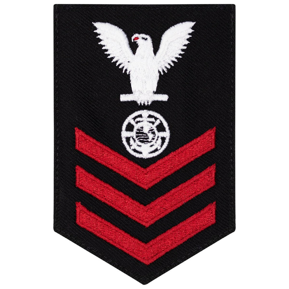 Navy E6 FEMALE Rating Badge: Religious Program Specialist - New Serge for Jumper - Hooyah Woodworks LLC