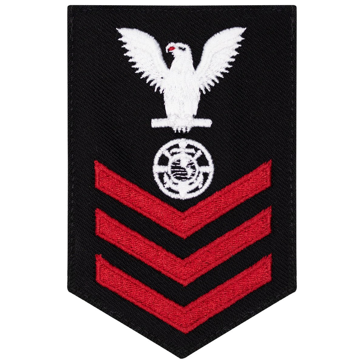 Navy E6 FEMALE Rating Badge: Religious Program Specialist - New Serge for Jumper - Hooyah Woodworks LLC