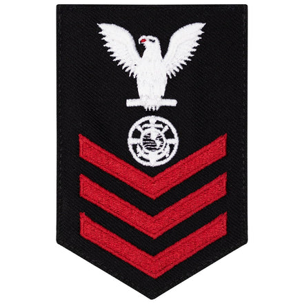 Navy E6 FEMALE Rating Badge: Religious Program Specialist - New Serge for Jumper - Hooyah Woodworks LLC