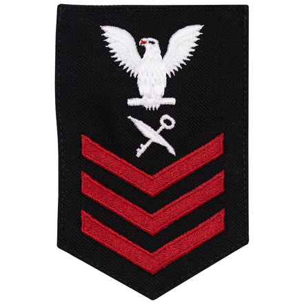 Navy E6 FEMALE Rating Badge: Retail Services Specialist - New Serge for Jumper - Hooyah Woodworks LLC