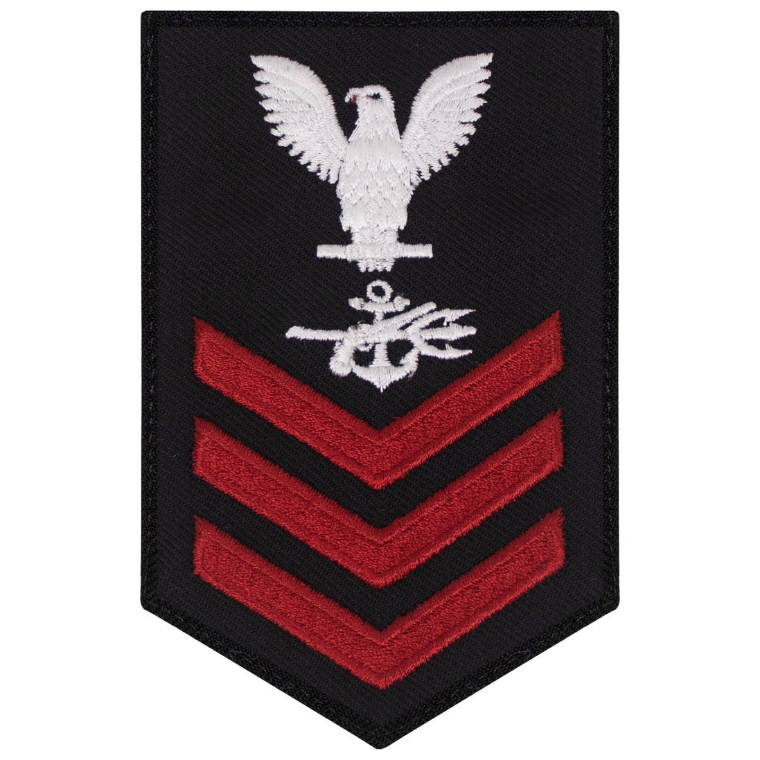 Navy E6 FEMALE Rating Badge: Special Warfare Operator - New Serge for Jumper - Hooyah Woodworks LLC
