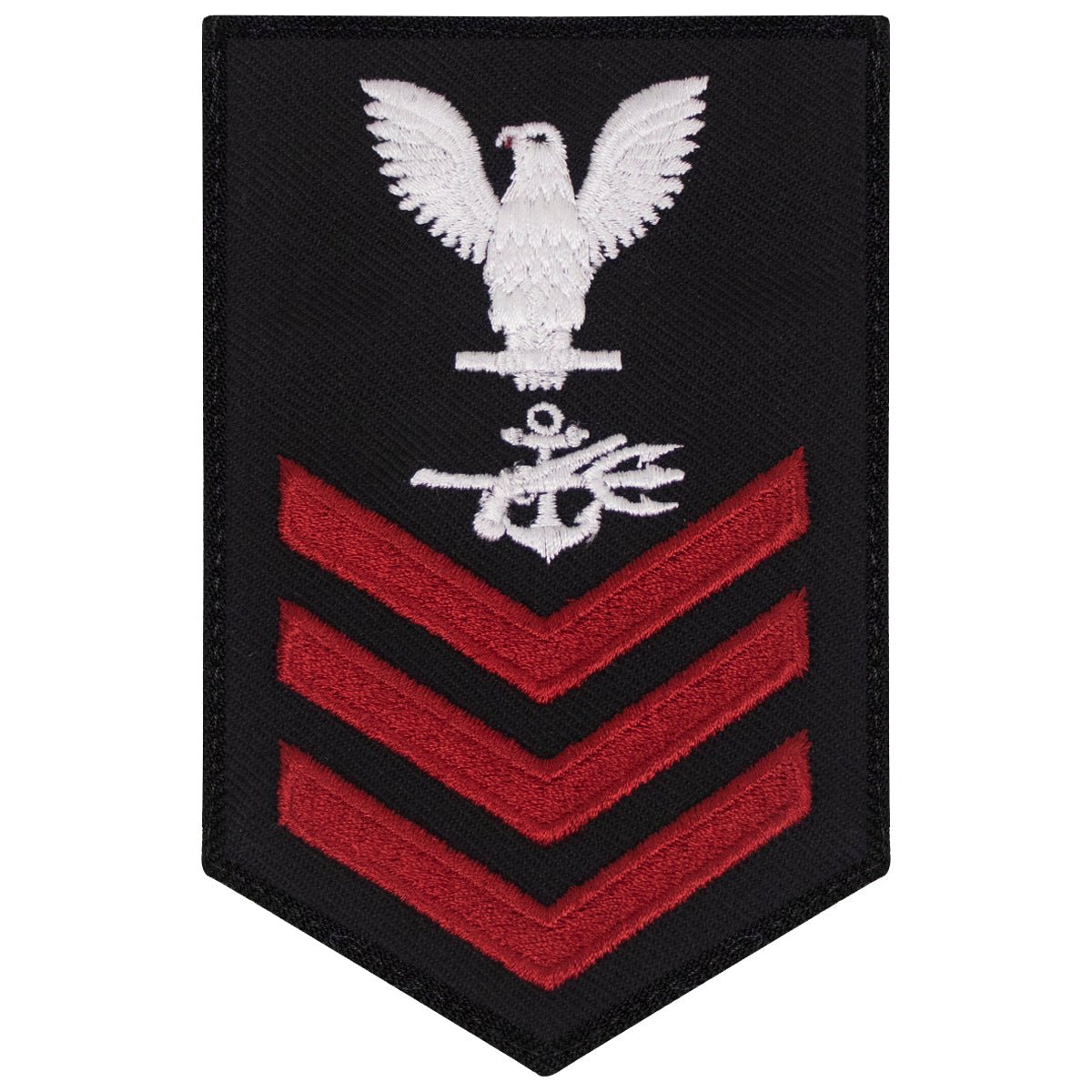 Navy E6 FEMALE Rating Badge: Special Warfare Operator - New Serge for Jumper - Hooyah Woodworks LLC