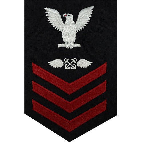 Navy E6 MALE Rating Badge: Aviation Boatswain's Mate - blue - Hooyah Woodworks LLC