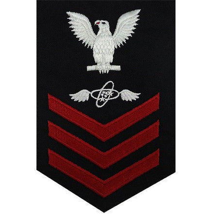 Navy E6 MALE Rating Badge: Aviation Electronics Technician - blue - Hooyah Woodworks LLC