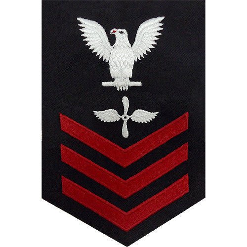 Navy E6 MALE Rating Badge: Aviation Machinist's Mate - blue - Hooyah Woodworks LLC