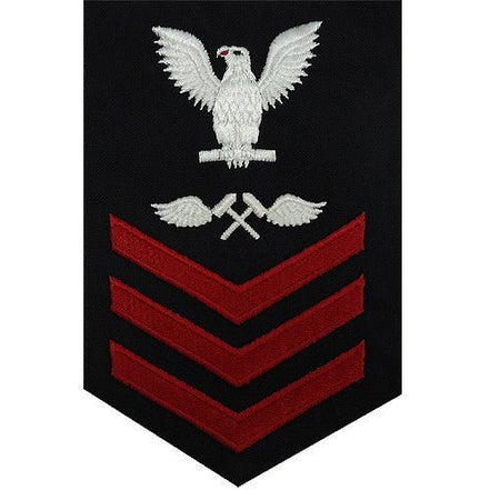 Navy E6 MALE Rating Badge: Aviation Structure Mechanic - blue - Hooyah Woodworks LLC