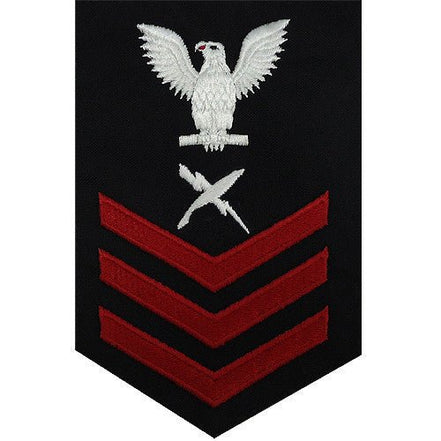 Navy E6 MALE Rating Badge: Cryptologic Technician - blue - Hooyah Woodworks LLC
