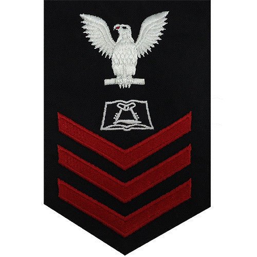 Navy E6 MALE Rating Badge: Culinary Specialist - blue - Hooyah Woodworks LLC