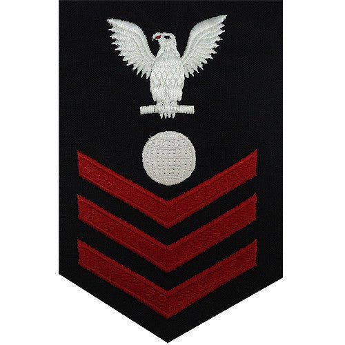 Navy E6 MALE Rating Badge: Electrician's Mate - blue - Hooyah Woodworks LLC