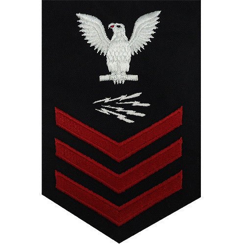 Navy E6 MALE Rating Badge: Information Technician Specialist - blue - Hooyah Woodworks LLC