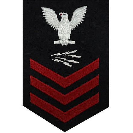 Navy E6 MALE Rating Badge: Information Technician Specialist - blue - Hooyah Woodworks LLC