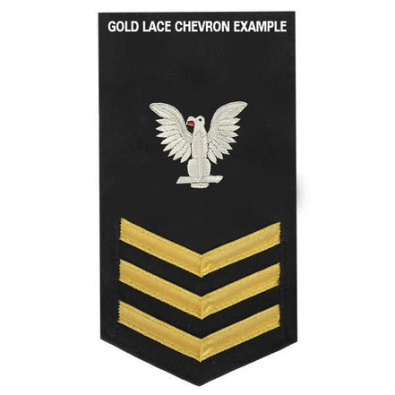 Navy E6 MALE Rating Badge: Journalist - blue - Hooyah Woodworks LLC