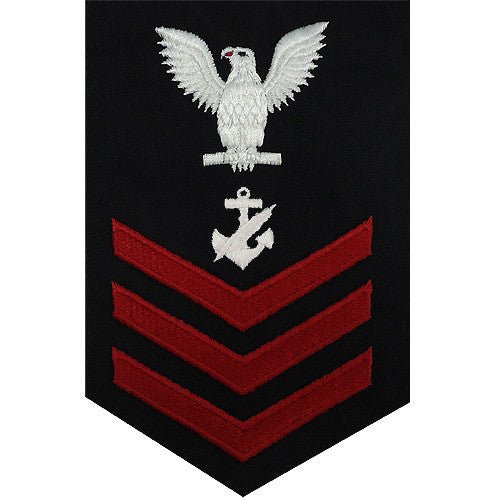 Navy E6 MALE Rating Badge: Navy Counselor - blue - Hooyah Woodworks LLC